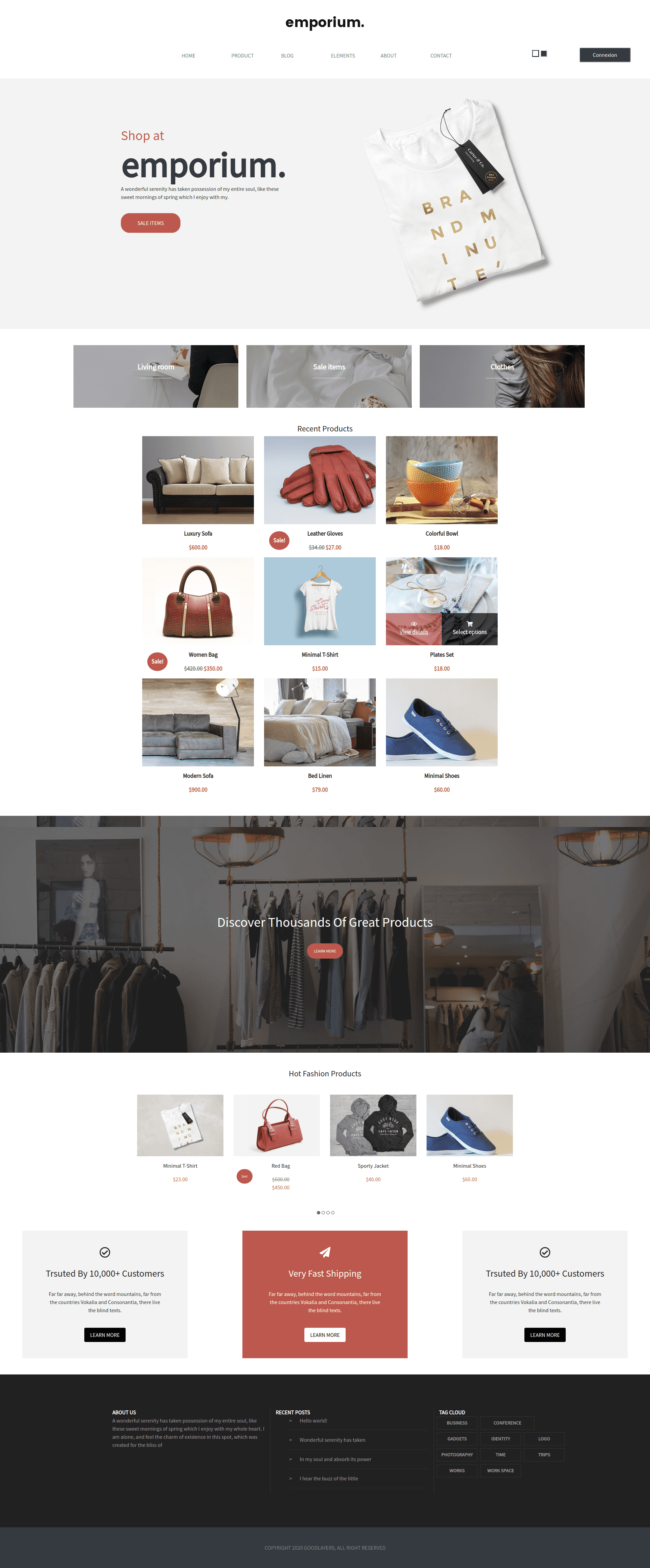 Emporium Landing Page